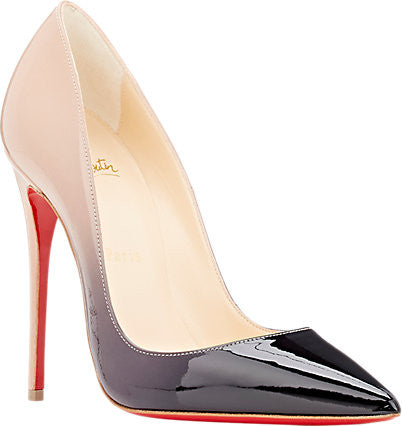 Christian Louboutin, Shoes, Christian Louboutin So Kate 2 Patent Black  Heels Pointedtoe Pumps Eu 36