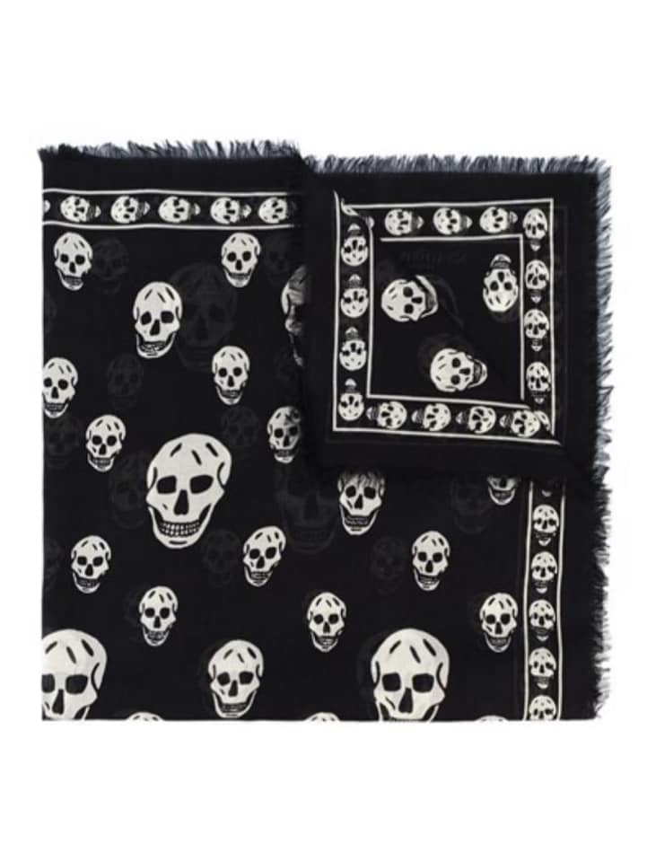 Alexander Mcqueen skull scarf