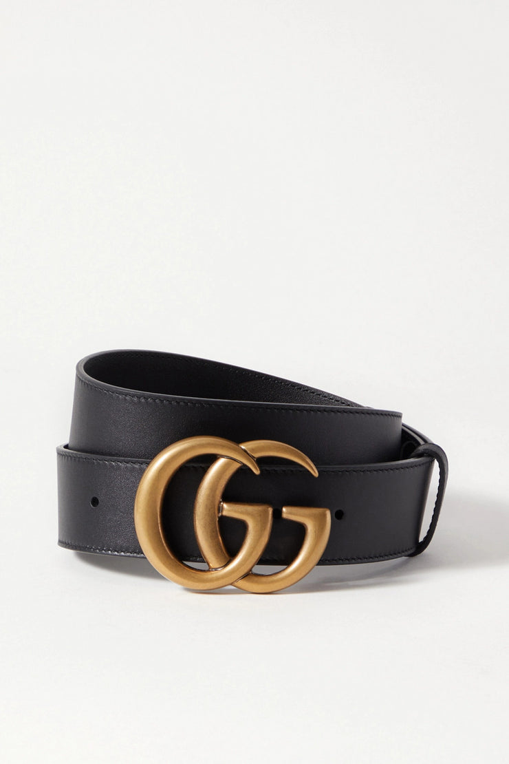 New with tags Black Gucci belt with gold hardware size Sm size 80cm