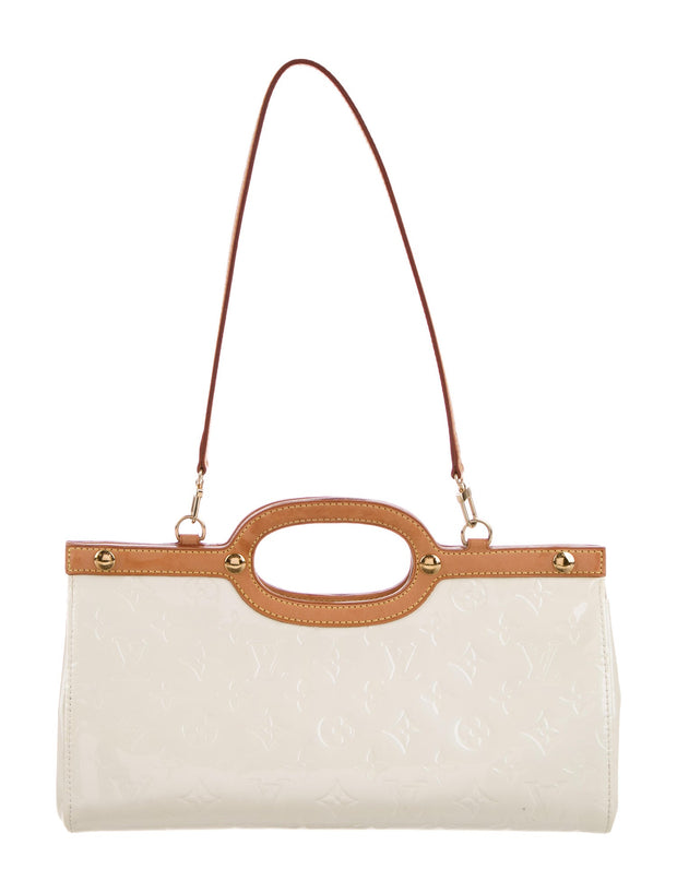 Louis Vuitton Vernis Roxbury Drive Pearl bag with strap