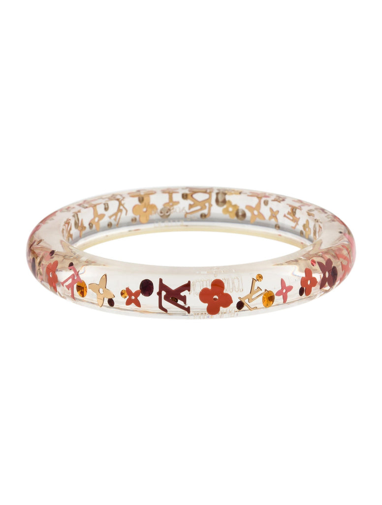 Louis Vuitton Louis Vuitton Inclusion Clear Resin Gold & Red