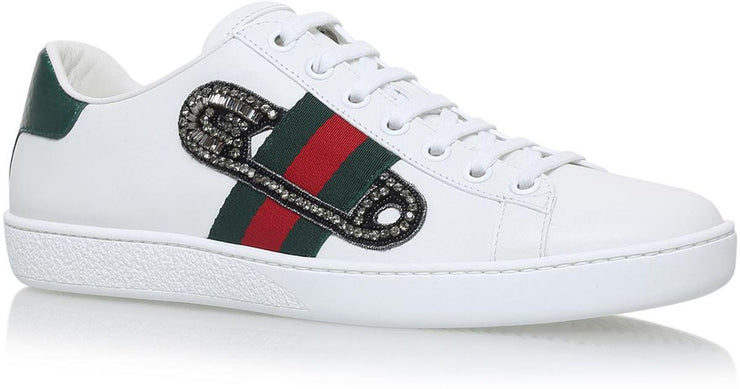Gucci safety outlet pin sneakers