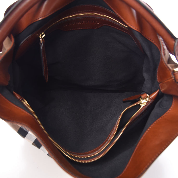 Burberry Bridle House Check Gosford Hobo