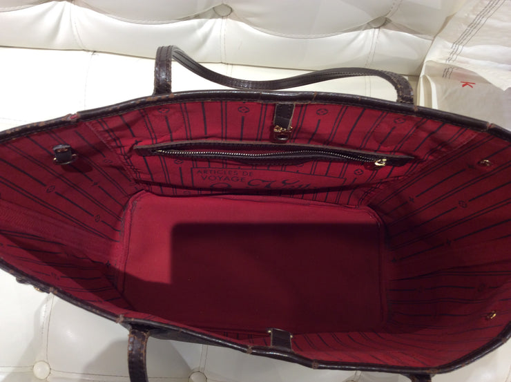 Neverfull GM Damier Ebene Canvas - Handbags N41357
