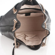 Gucci medium black soho chain hobo bag