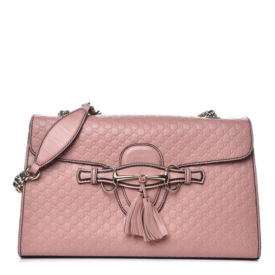 Gucci Microguccissima Medium Pink Emily Bag