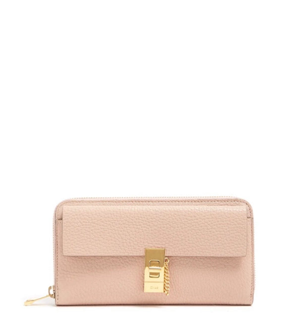 Chloe nude Wallet clutch -