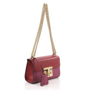 Gucci Padlock Small Red/Fuchsia Leather Shoulder Bag