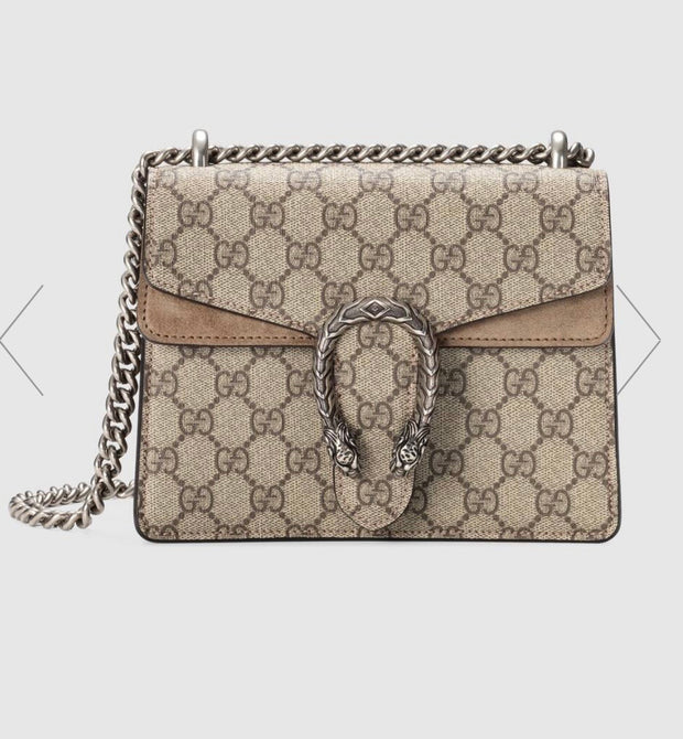 Gucci Supreme Dionysus mini crossbody bag with Strap
