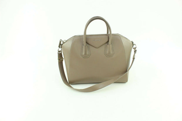 Givenchy Antigua taupe medium leather tote cross body